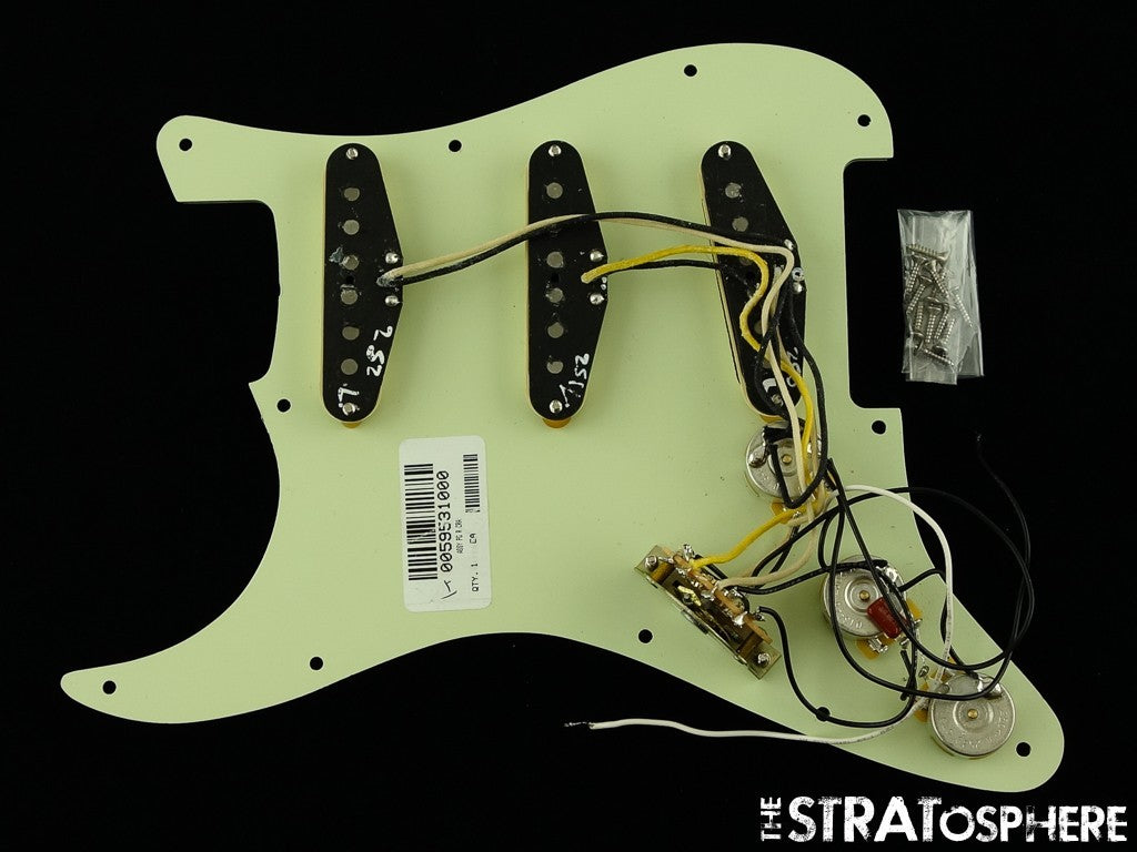FOR REPAIR Fender CRAY Strat, LOADED PICKGUARD & CUSTOM SHOP Mint Green $60 OFF