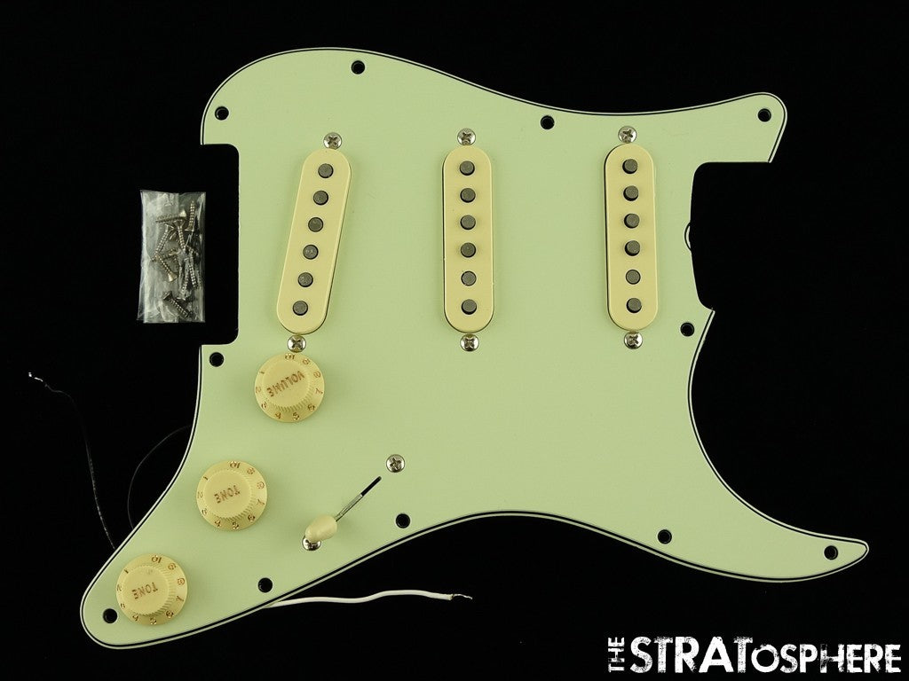 FOR REPAIR Fender CRAY Strat, LOADED PICKGUARD & CUSTOM SHOP Mint Green $60 OFF