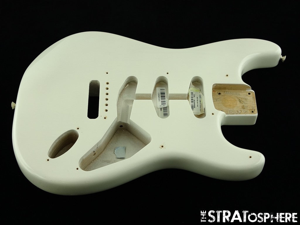 USA Fender Stratocaster ERIC JOHNSON Strat BODY, American Nitro White Blonde!