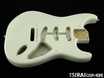 USA Fender Stratocaster ERIC JOHNSON Strat BODY, American Nitro White Blonde!