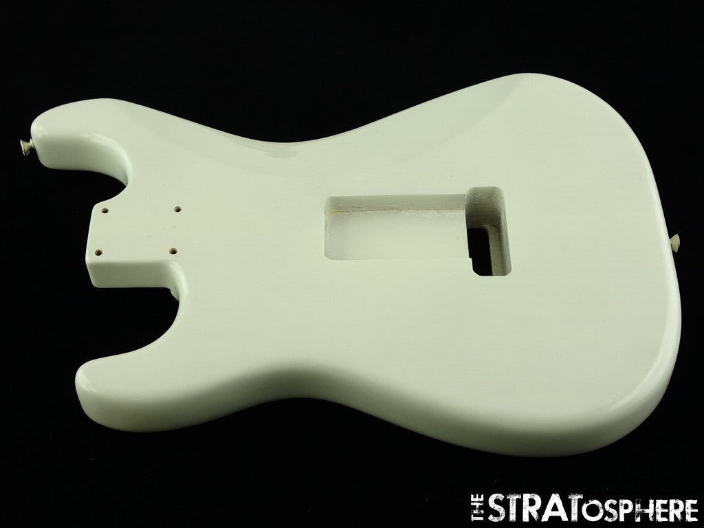 USA Fender Stratocaster ERIC JOHNSON Strat BODY, American Nitro White Blonde!