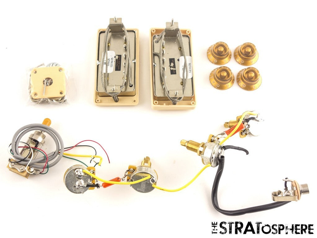 USA Gibson Les Paul Standard 50s Burstbucker PICKUPS POTS KNOBS, Alnico II!