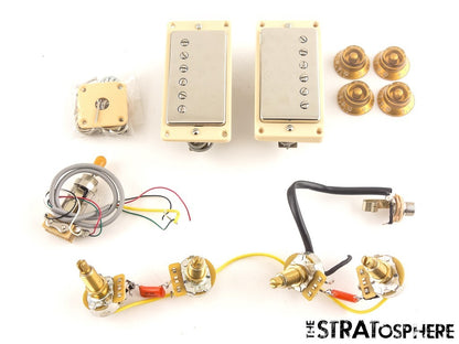 USA Gibson Les Paul Standard 50s Burstbucker PICKUPS POTS KNOBS, Alnico II!