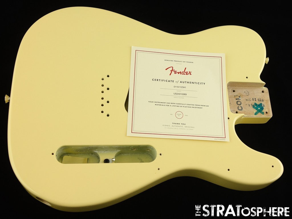 American Performer Fender Telecaster Tele BODY USA Vintage White.