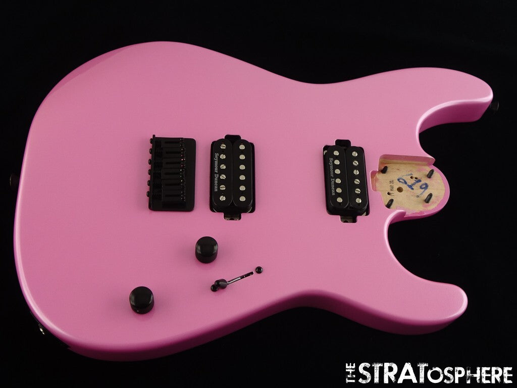 Charvel Pro Mod Plus San Dimas HH LOADED BODY Duncan JB 59 Platinum Pink