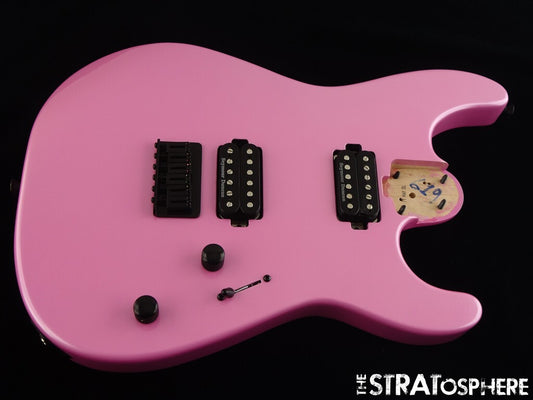 Charvel Pro Mod Plus San Dimas HH LOADED BODY Duncan JB 59 Platinum Pink