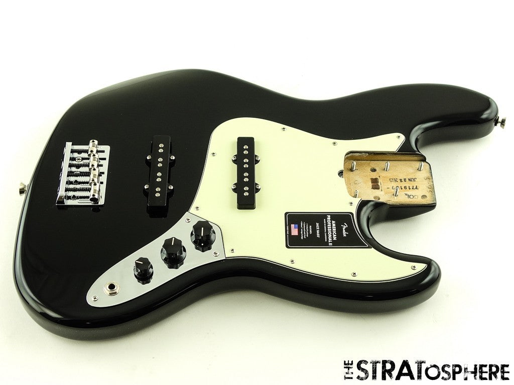 Fender American Professional II Jazz J Bass LOADED BODY V-Mod II Black