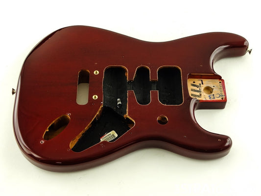 Fender Player II Strat Series BODY Chambered Mahogany Trans Cherry Burst!