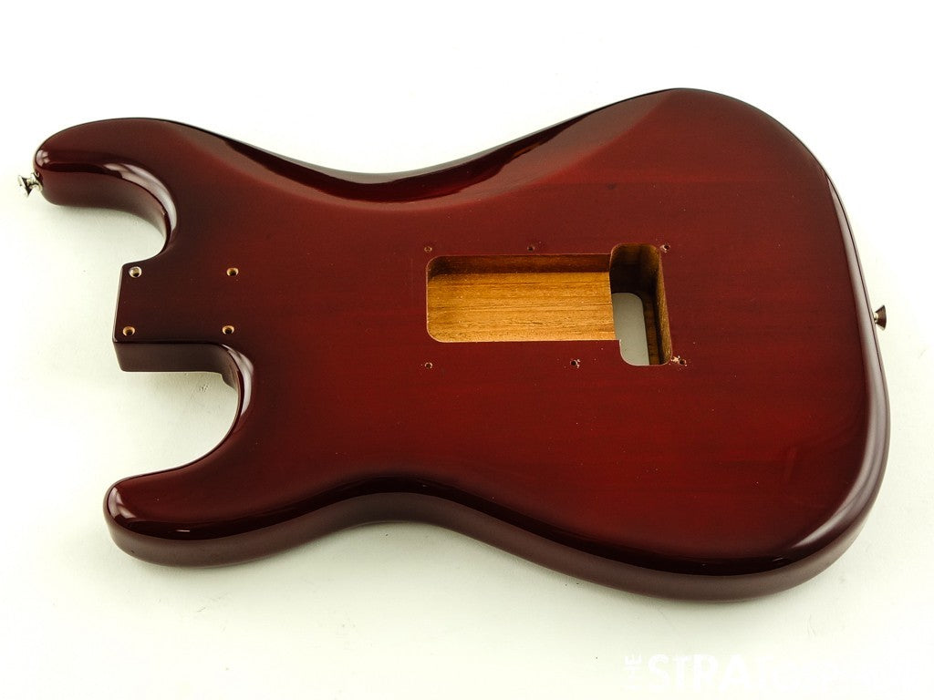 Fender Player II Strat Series BODY Chambered Mahogany Trans Cherry Burst!