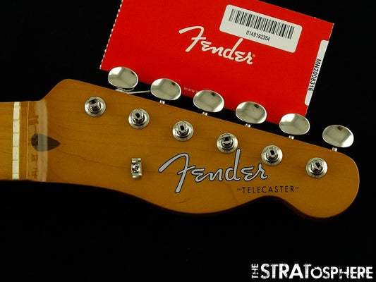 Fender Vintera III Late 50s Telecaster Tele NECK w/ TUNERS, Late 50s, ''V'' Maple