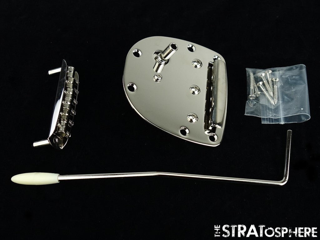 Fender Squier Classic 60s Jazzmaster TREMOLO & WHAMMY Vibrato Bridge Nickel