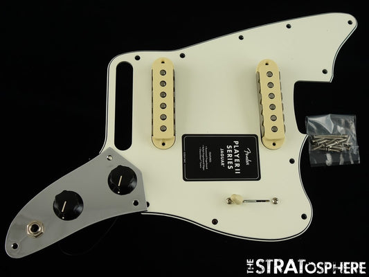 Fender Player II Jaguar Series LOADED PICKGUARD Guitar Alnico 2 + 5 Parchment.