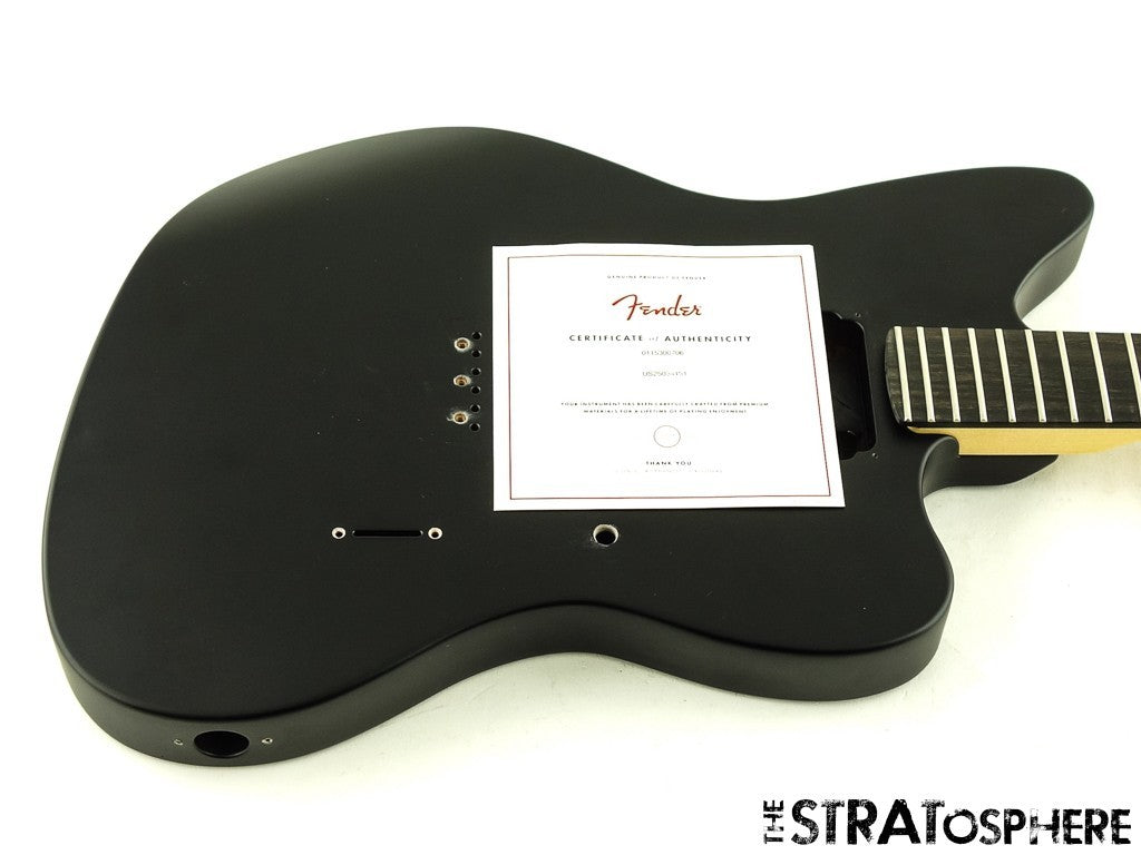 Fender American USA Jim Root Jazzmaster BODY + NECK Mahogany Ebony Flat Black