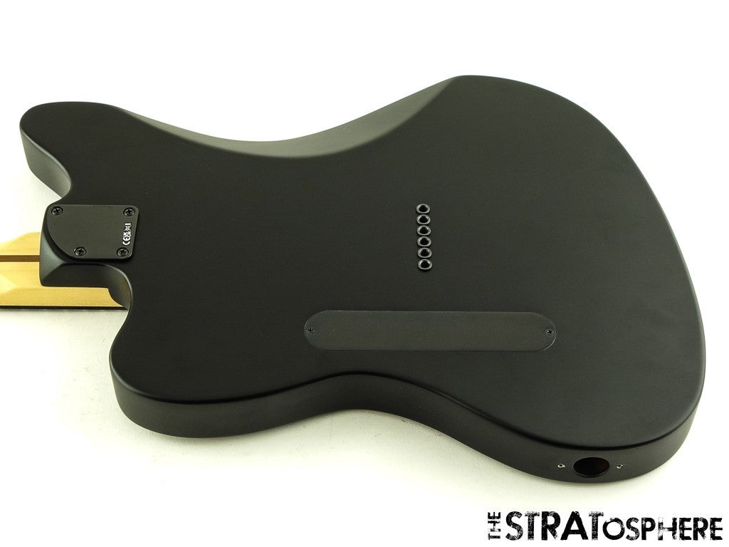 Fender American USA Jim Root Jazzmaster BODY + NECK Mahogany Ebony Flat Black