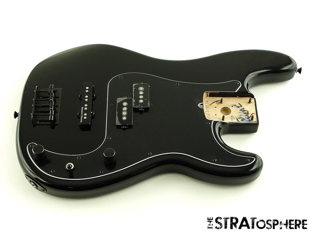 Fender Duff McKagan Deluxe Precision Bass LOADED BODY P Bass, Duncan Black