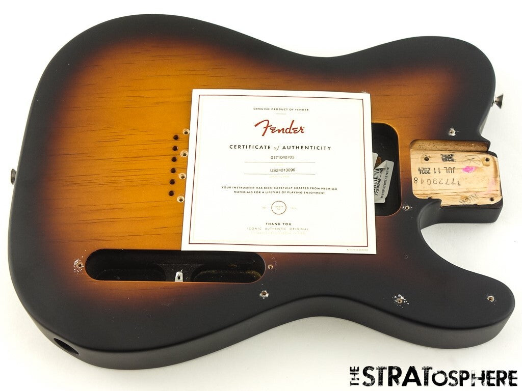 Fender American Performer Timber Tele BODY, USA Guitar Pine Satin 2TS CLOSEOUT