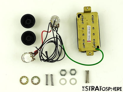 Fender Squier Sonic HT H Series Strat Humbucker PICKUP POTS & KNOBS Black