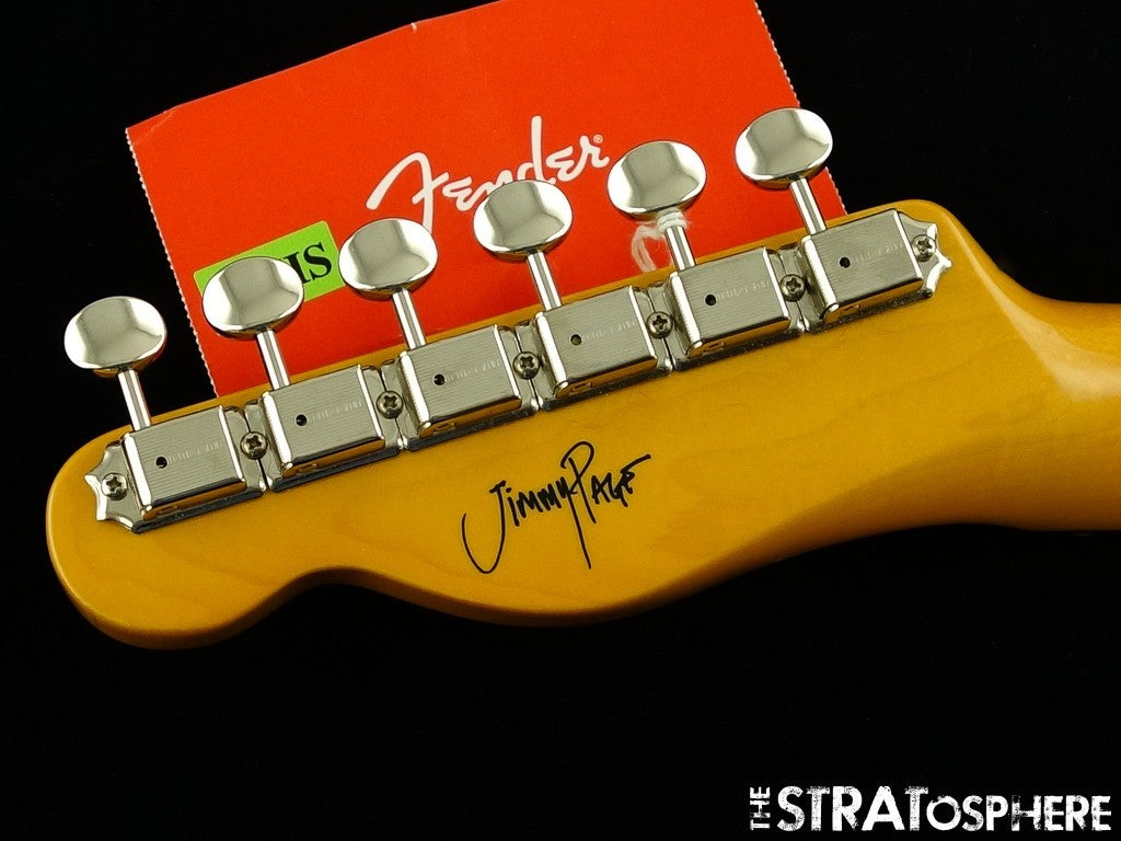Fender Jimmy Page MIRROR Telecaster NECK + TUNERS Tele Rosewood Oval C $10 OFF