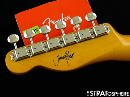 Fender Jimmy Page MIRROR Telecaster NECK + TUNERS Tele Rosewood Oval C $10 OFF