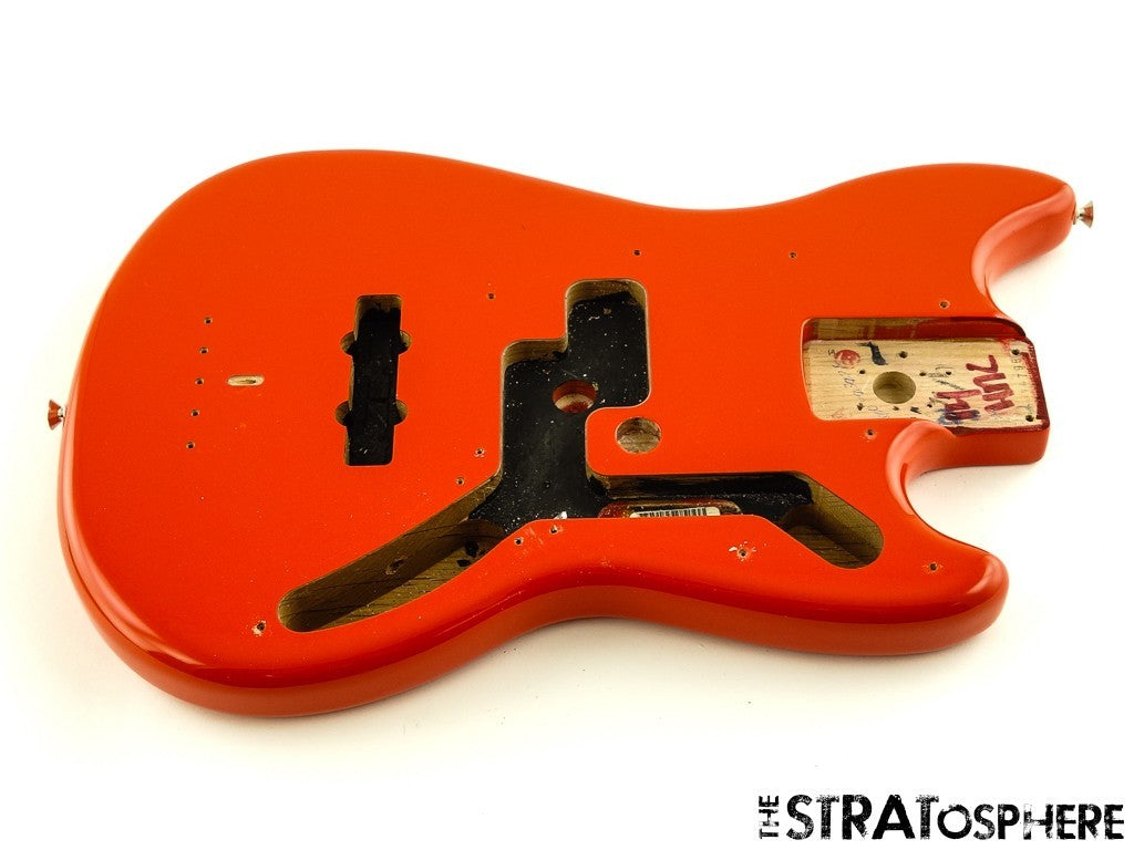 Fender Player II Mustang Bass PJ BODY Precision J Offset Coral Red
