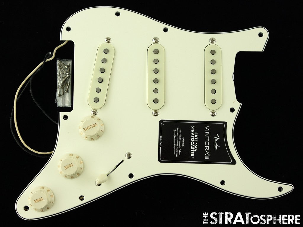 Fender Vintera III Late 60s Stratocaster LOADED PICKGUARD, Late 60s PU's Strat
