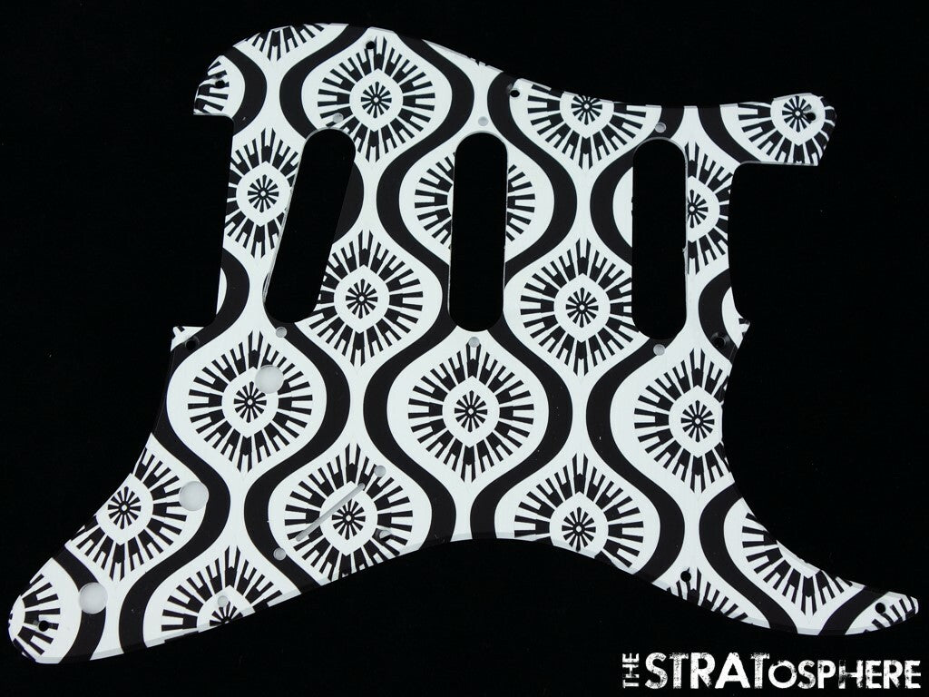 *NEW Stratocaster PICKGUARD for Fender Strat Standard 11 Hole Lashes Print