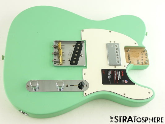 Fender American Performer Humbucker Telecaster LOADED BODY Satin Surf Green.