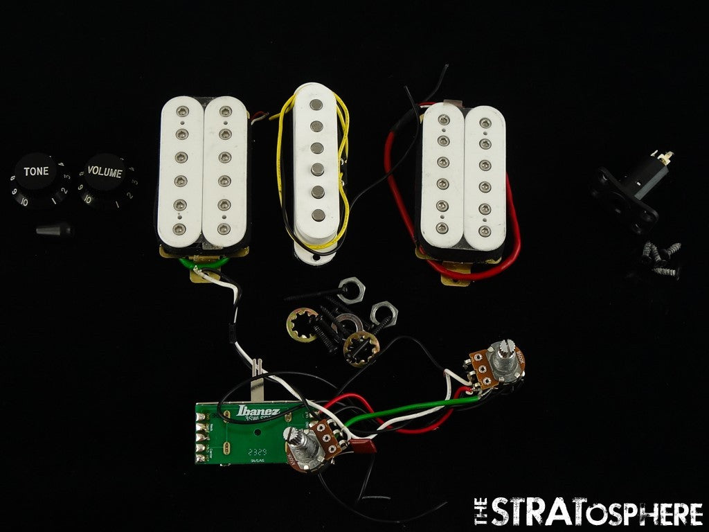 Ibanez RG470DXW Quantum Humbucker HSH PICKUPS POTS KNOBS Ceramic Alnico.