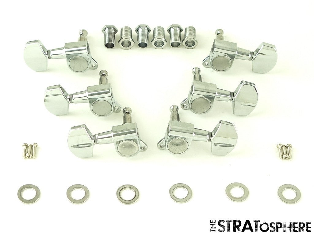 Ibanez PSM10 Paul Stanley Signature TUNERS TUNING PEGS Guitar Part, Chrome!