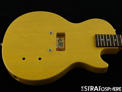 USED Epiphone Les Paul Junior Model BODY + NECK Mahogany TV Yellow