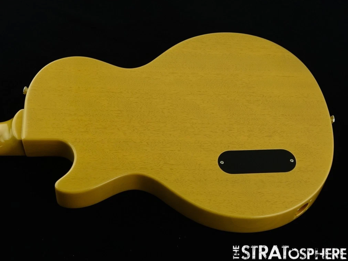 USED Epiphone Les Paul Junior Model BODY + NECK Mahogany TV Yellow