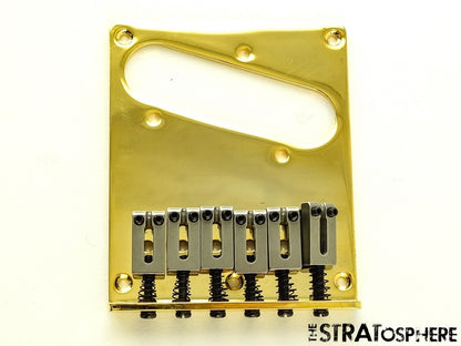 USED Fender MIM Telecaster Tele GOLD BRIDGE Modern 6 Saddle Guitar