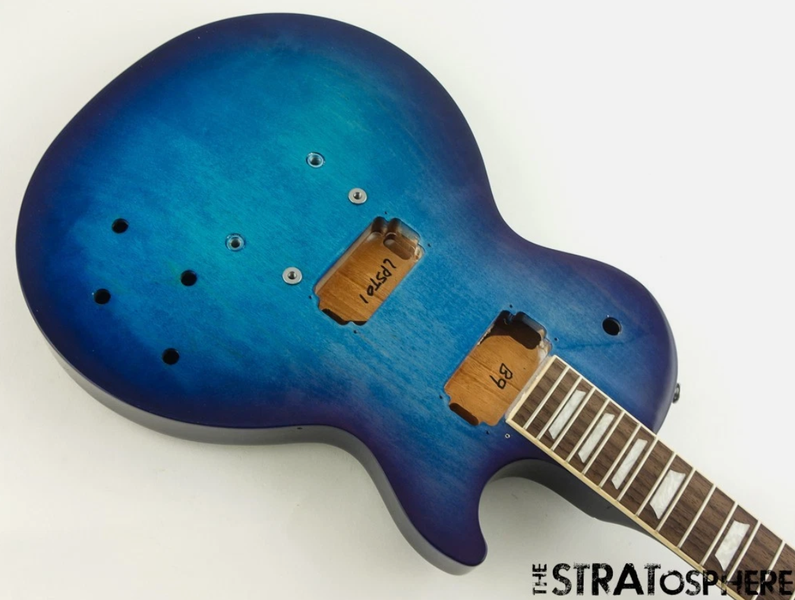 USED Gibson USA Les Paul Studio Model BODY & NECK Blueberry Burst