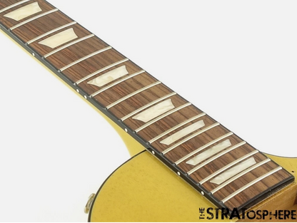 USED Gibson USA Les Paul Standard 50s BODY +NECK Mahogany Top TV Yellow $100 OFF