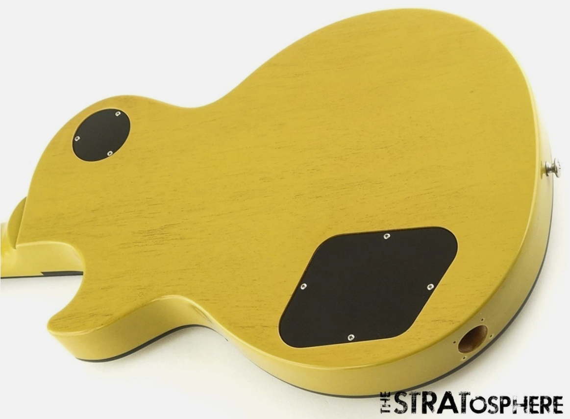 USED Gibson USA Les Paul Standard 50s BODY +NECK Mahogany Top TV Yellow $100 OFF