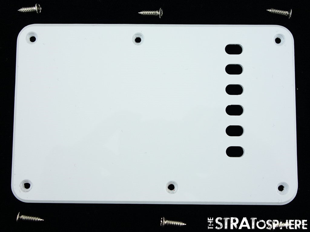 Fender Squier CV Classic Vibe 50s Strat TREMOLO COVER, White, 1 Ply.