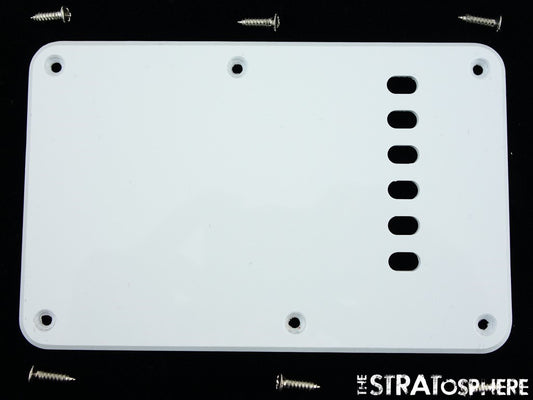 Fender Squier CV Classic Vibe 50s Strat TREMOLO COVER, White, 1 Ply.