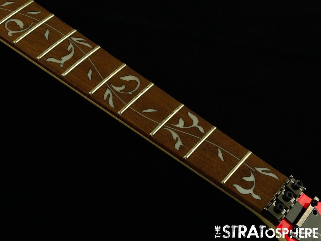 Ibanez JEMJRSP Vai Wizard III NECK & TUNERS 15.75'' 25.5'' Jumbo Locking Nut Pink