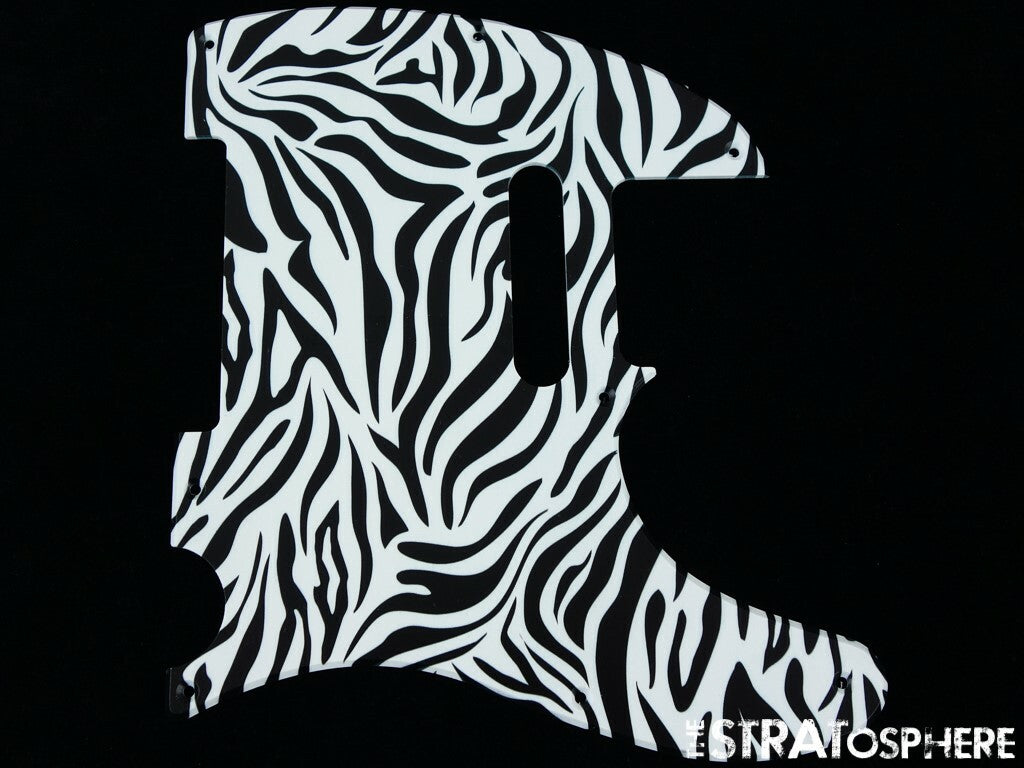 *NEW Telecaster PICKGUARD for Fender USA Standard Tele 8 Hole Zebra Print