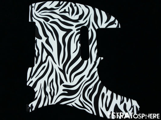 *NEW Telecaster PICKGUARD for Fender USA Standard Tele 8 Hole Zebra Print