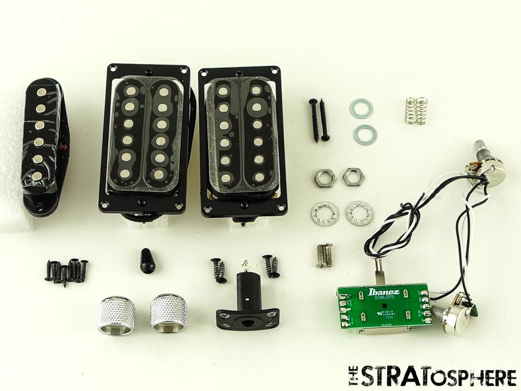 Ibanez GRX70QA Infinity Humbucker HSH PICKUPS POTS KNOBS Ceramic Alnico Black
