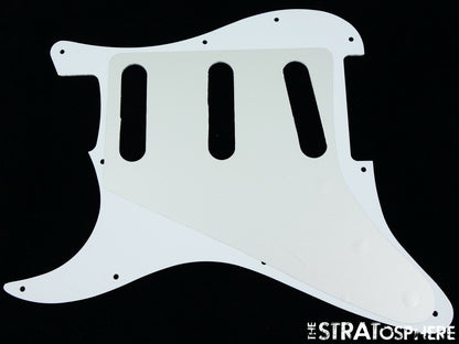 *NEW Stratocaster PICKGUARD for Fender Strat Guitar 11 Hole Tooled Leather Print