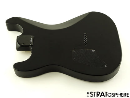 USA Fender JIM ROOT Stratocaster Mahogany HH Strat BODY + HARDWARE, Flat Black