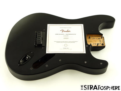 USA Fender JIM ROOT Stratocaster Mahogany HH Strat BODY + HARDWARE, Flat Black