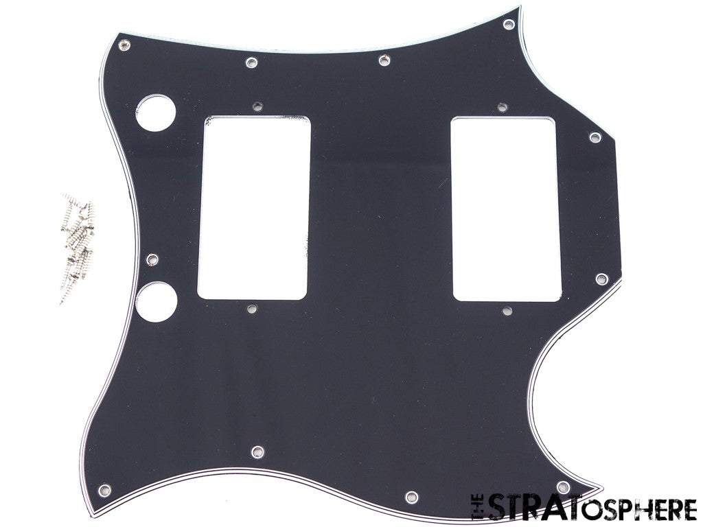USED Epiphone SG Standard Full Face PICKGUARD, Guitar, Black 5 Ply.