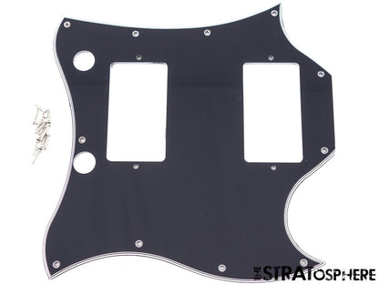 USED Epiphone SG Standard Full Face PICKGUARD, Guitar, Black 5 Ply.