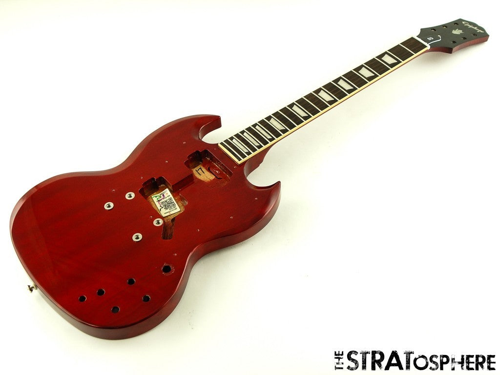 USED Epiphone SG Standard BODY + NECK Guitar Parts, Cherry