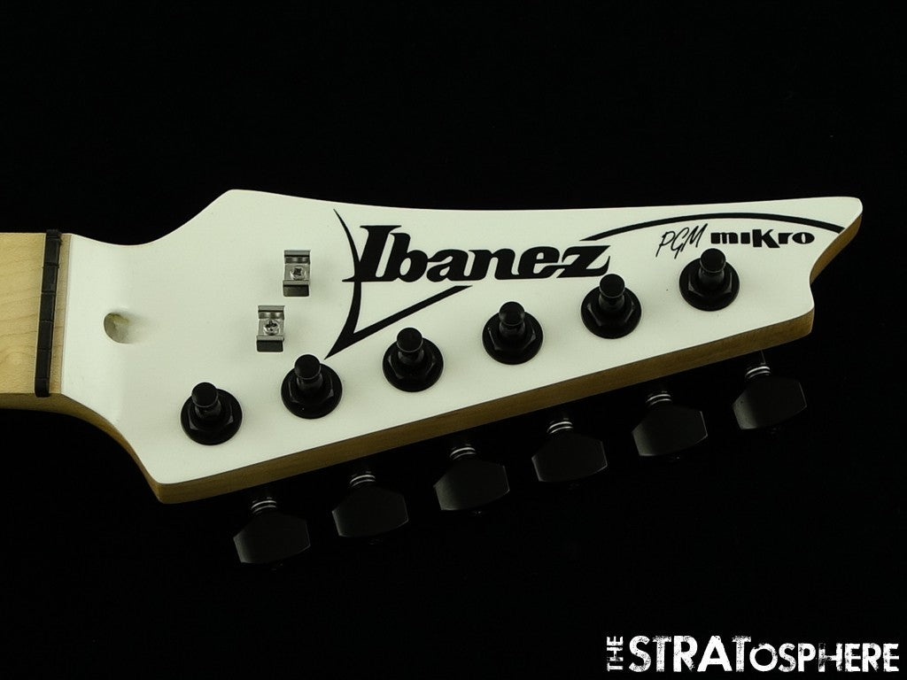 Ibanez PGMM31 NECK + TUNERS Paul Gilbert miKro White Reverse Headstock Maple