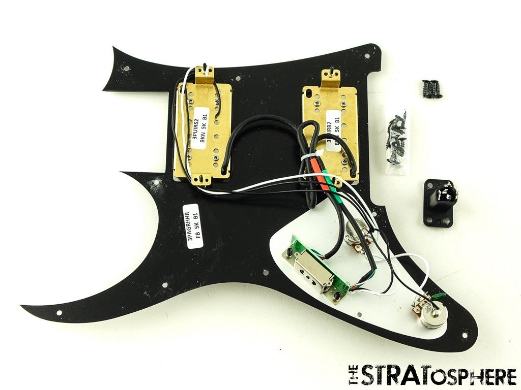 Ibanez GRGR330EX HH LOADED PICKGUARD, Infinity Guitar Black