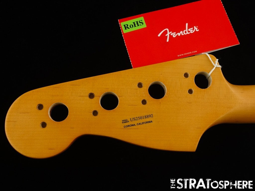 Fender American Ultra II Precision P BASS NECK, USA Modern ''D'', Ebony.